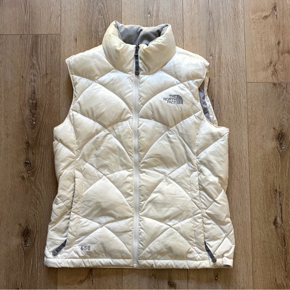 The North Face Women's Cream Quilted Puffer Vest